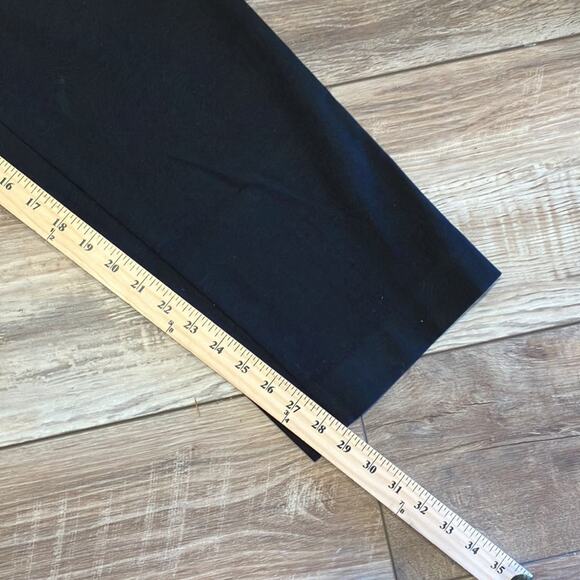 TALBOTS Black Straight Leg Trouser Pants Size 14 - Picture 9 of 10